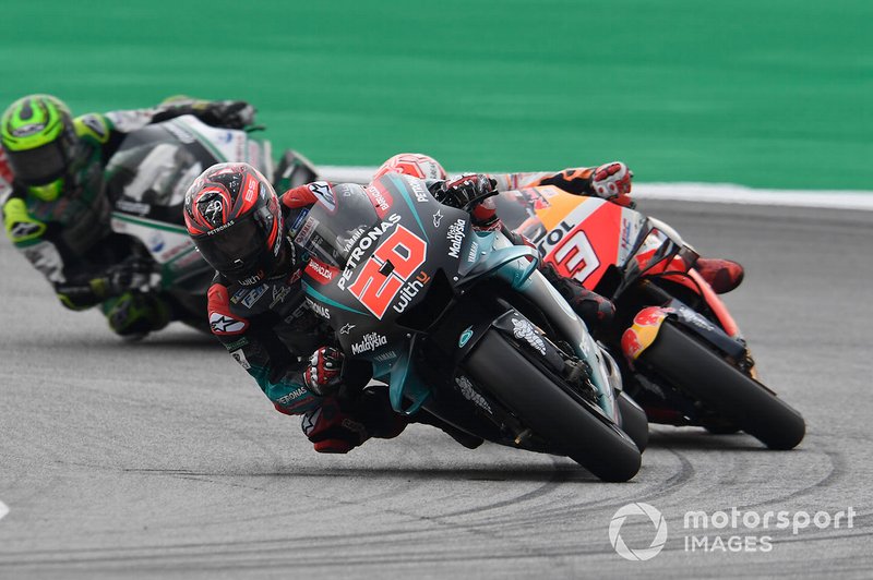 Fabio Quartararo, Petronas Yamaha SRT, Marc Marquez, Repsol Honda Team, Cal Crutchlow, Team LCR Honda