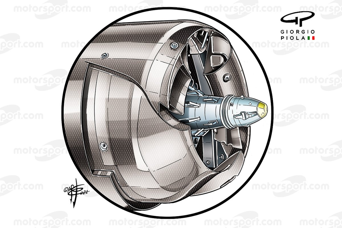 Mercedes W12 conductos de frenos lado