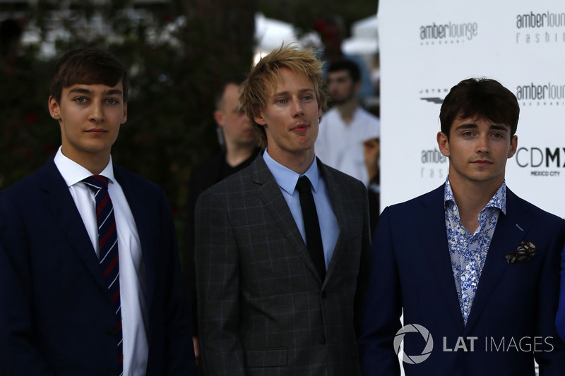 Джордж Расселл, Брендон Хартлі, П'єр Гаслі, Scuderia Toro Rosso, Шарль Леклер, Sauber