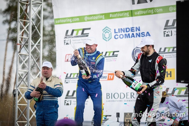 Подіум GT Open: Валерій Жовтоног, Ігор Скуз, Володимир Дрогомирецький