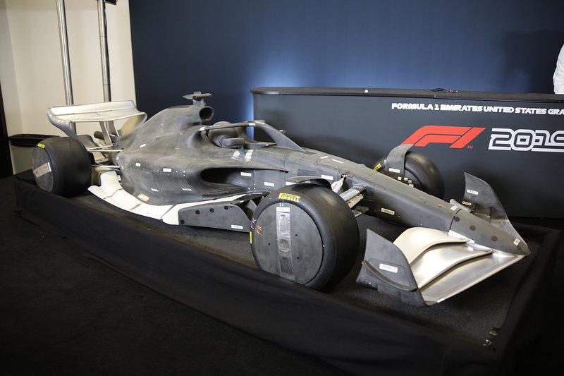 Modelo de cómo serán los F1 en 2022.
