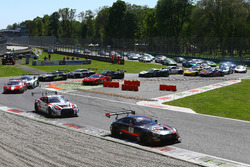Start, #84 HTP Motorsport, Mercedes-AMG GT3: Maximilian Buhk, Dominik Baumann, Jazeman Jaafar