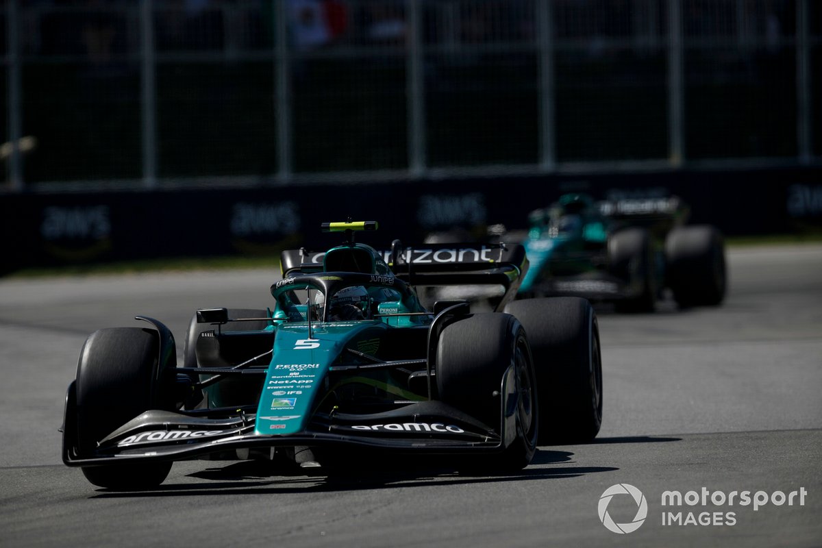 Sebastian Vettel, Aston Martin AMR22, Lance Stroll, Aston Martin AMR22