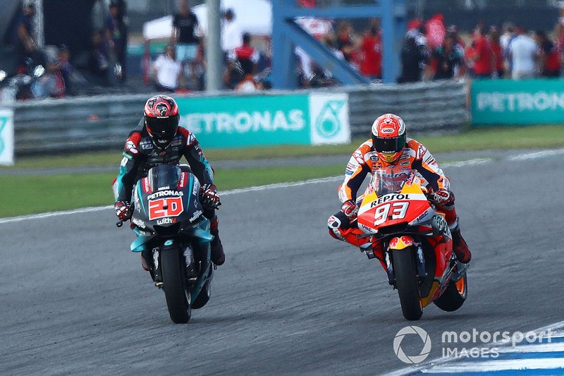 Le duel entre Fabio Quartararo et Marc Márquez au GP de Thaïlande 2019