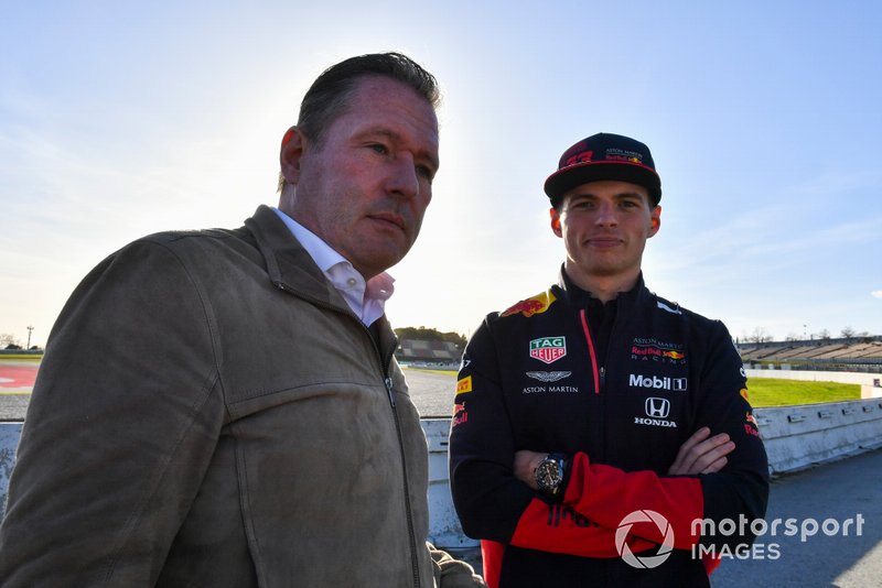 Max Verstappen, Red Bull Racing, and father Jos Verstappen