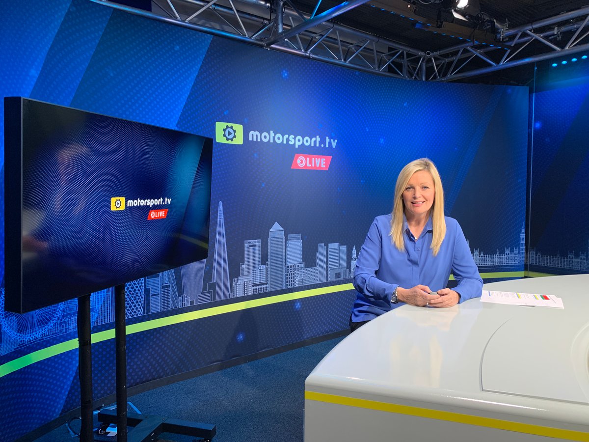 Diana Binks joins as one of the four main presenters of Motorsport.tv Live news channel.