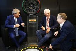 Paolo Gentiloni, Prime Minister of Italy, Tronchetti Provera and Jean Todt, FIA President