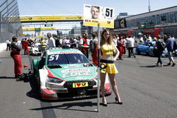Grid girl of Nico Müller, Audi Sport Team Abt Sportsline