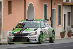 Umberto Scandola, Guido D'Amore, Skoda Fabia R5, Daytona Race