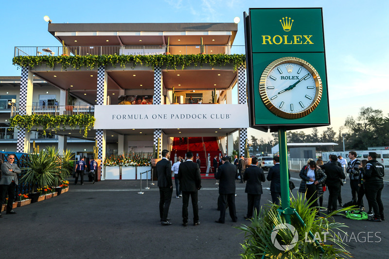 Paddock Club y reloj Rolex
