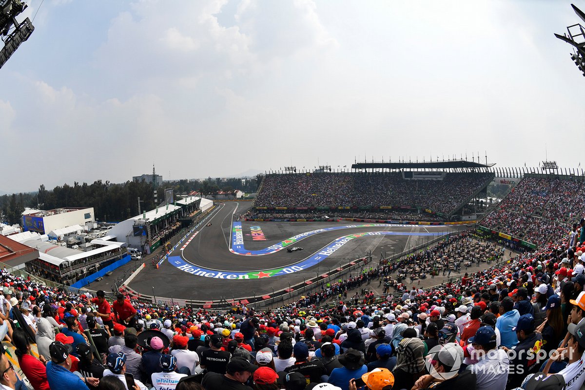 Renn-Action beim GP Mexiko 2019 in Mexico City