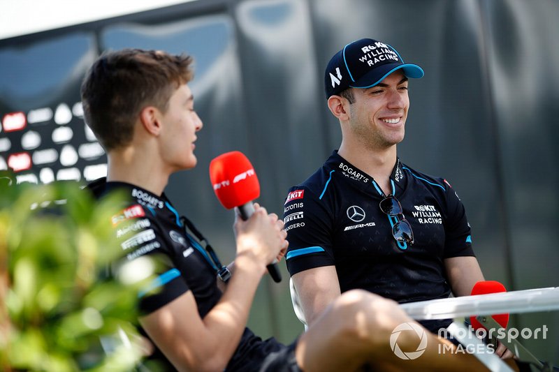 George Russell, Williams Racing, and Nicholas Latifi, Williams Racing