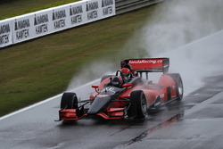 Arie Luyendyk Jr. and Channing Tatum pre-race ride in the Honda 2-seat IndyCar