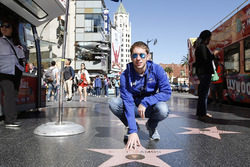 Robin Frijns, Amlin Andretti Formula E Team sulla Walk of Fame