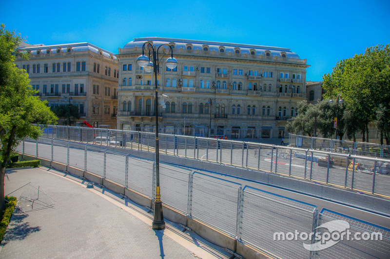 Baku, la curva 7 del circuito cittadino