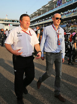 Zak Brown, McLaren Executive Director with Donald Mackenzie, CVC Capital Partners Managing Partner,