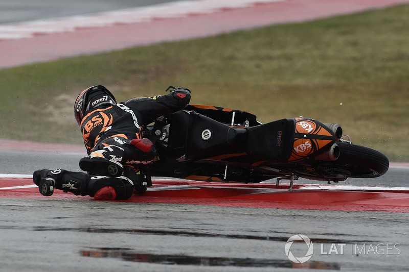 Adam Norrodin, SIC Racing Team, caída