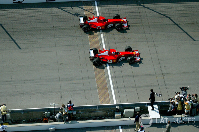 2002 - Indianapolis: Rubens Barrichello, Ferrari F2002