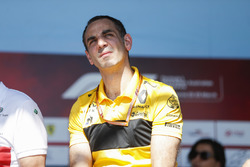 Cyril Abiteboul, Managing Director, Renault Sport F1 Team, sul palco