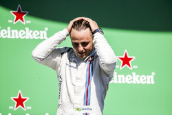 Felipe Massa, Williams FW40, son Brezilya GP'sini kutluyor, Parc Ferme
