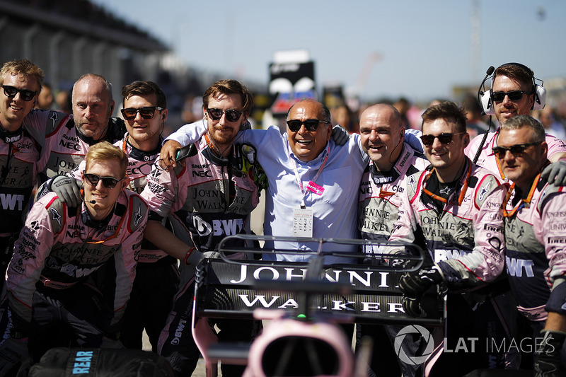 Антоніо Перес, механіки Sahara Force India