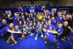 Winner Valentino Rossi, Yamaha Factory Racing, second place Jorge Lorenzo, Yamaha Factory Racing cel