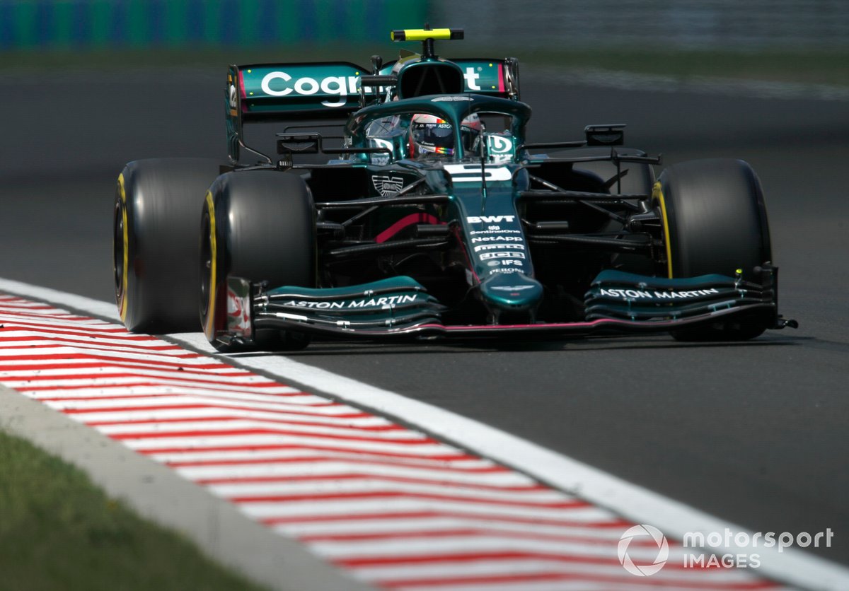 P10 Sebastian Vettel, Aston Martin AMR21