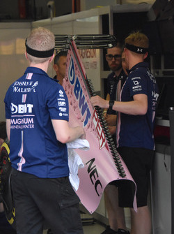 Sahara Force India VJM10, Motorabdeckung
