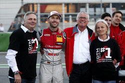 Champion René Rast, Audi Sport Team Rosberg, Audi RS 5 DTM with his fahter and Arno Zensen, Audi Sport Team Rosberg