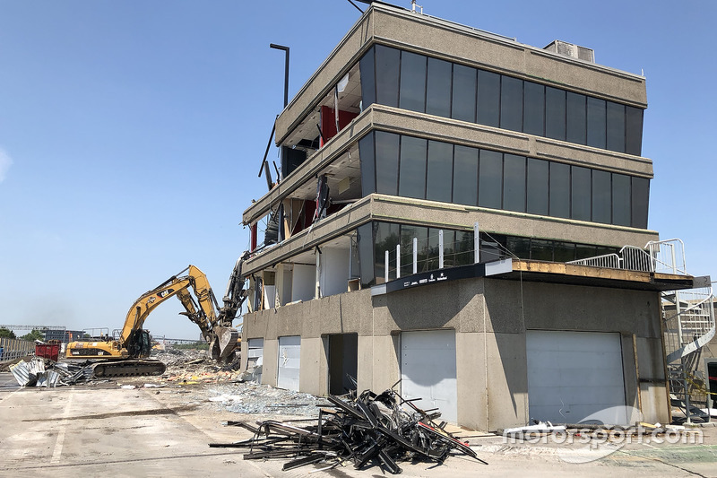 Paddock wordt gesloopt