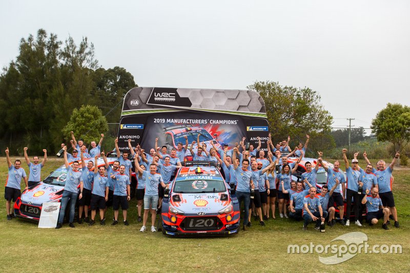 Hyundai WRC Şampiyonluğunu kutluyor, Avustralya Rallisi