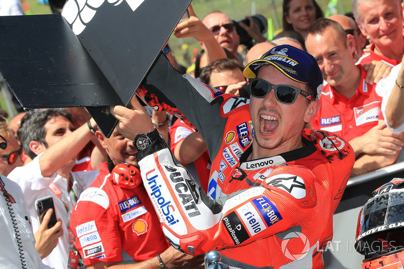 Race winner Jorge Lorenzo, Ducati Team