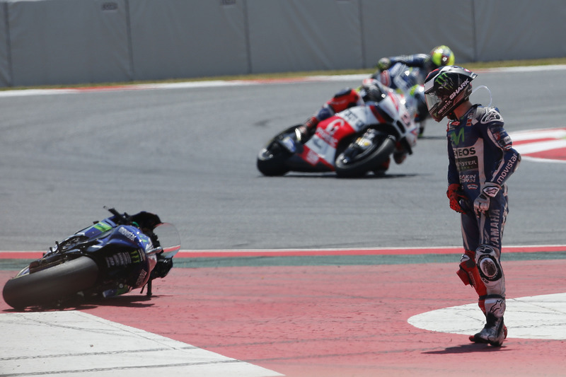 Lorenzo nach dem Unfall