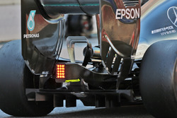 Mercedes AMG F1 W07 Hybrid, il diffusore, l'ala posteriore e lo scarico