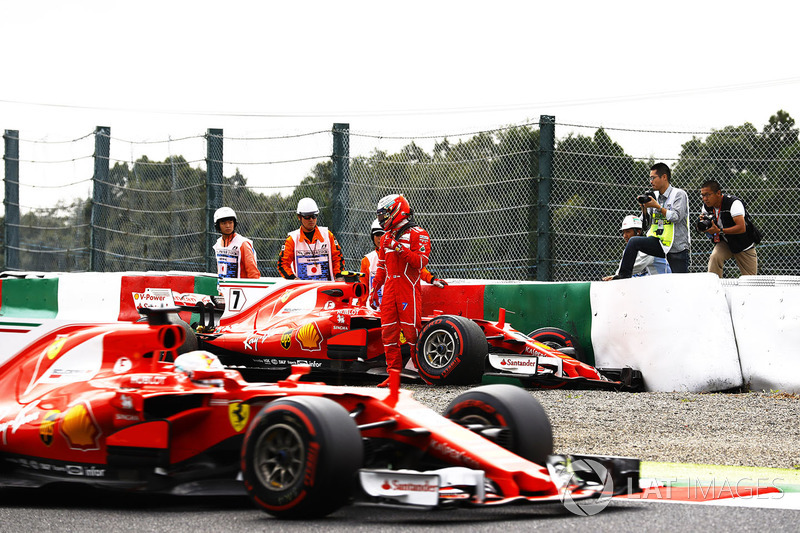 10: Kimi Raikkonen, Ferrari SF70H (incluidas 5 posiciones de sanción)