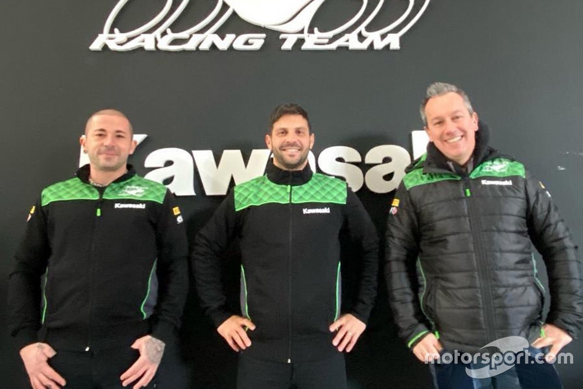 Michel Fabrizio bersama Kawasaki Puccetti Team
