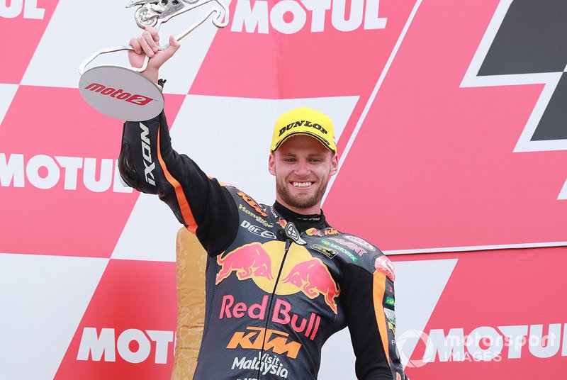Podium : deuxième place pour Brad Binder, KTM Ajo