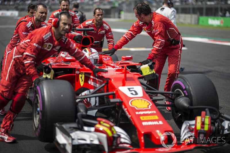 Sebastian Vettel, Ferrari SF70H, Ferrari