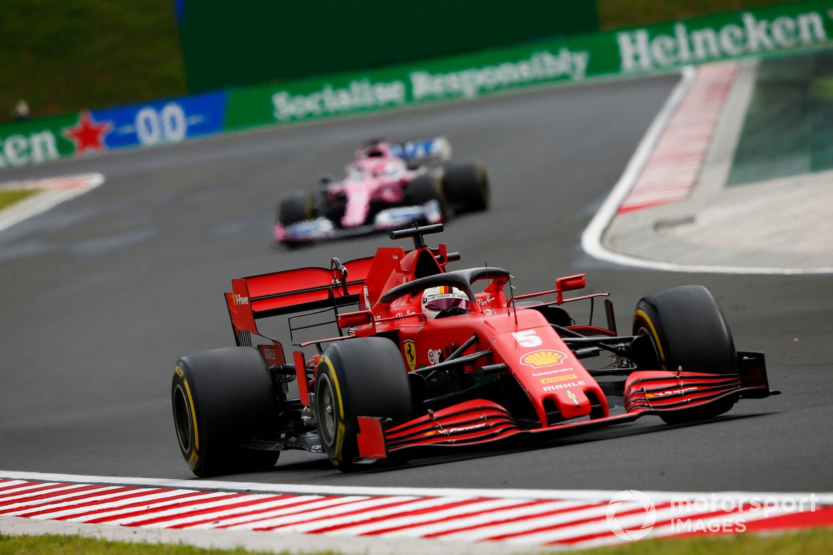 Себастьян Феттель, Ferrari SF1000, Серхио Перес, Racing Point RP20