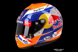 Helm van Max Verstappen, Red Bull Racing