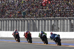 Marc Marquez, Repsol Honda Team; Andrea Iannone, Ducati Team; Valentino Rossi, Yamaha Factory Racing