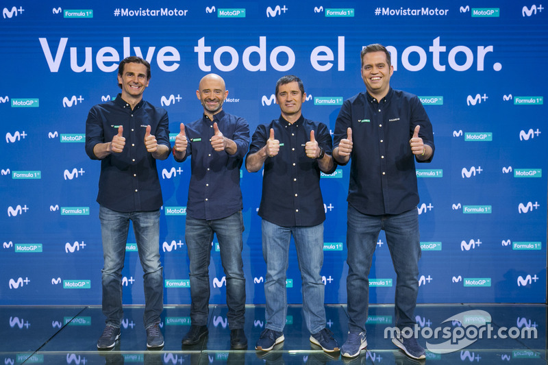 Pedro de la Rosa, Antonio Lobato, Toni Cuquerella e Iñaki Cano