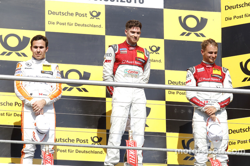 1. Edoardo Mortara, 2. Robert Wickens, 3. Nico Müller