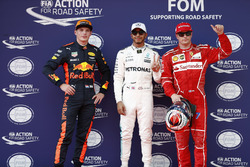 Pole galibi Lewis Hamilton, Mercedes AMG, 2. Kimi Raikkonen, Ferrari, 3. Max Verstappen, Red Bull Ra