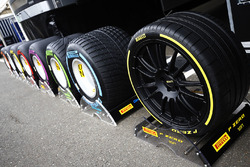 A selection of Pirelli tyres