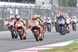 Marc Marquez, Repsol Honda Team leads at the start