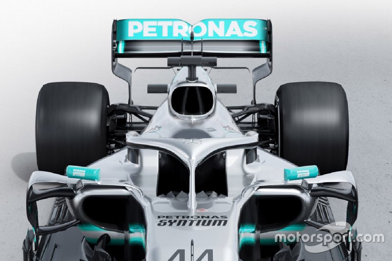Детали Mercedes F1 W10