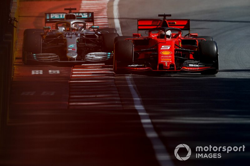Lewis Hamilton et Sebastian Vettel au GP du Canada 2019