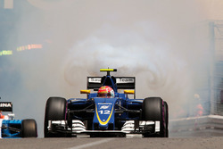 Felipe Nasr, Sauber C35 blaast zijn motor op