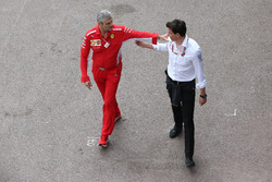 Maurizio Arrivabene, Takım Patronu, Ferrari ve Toto Wolff, Direktör, Mercedes AMG